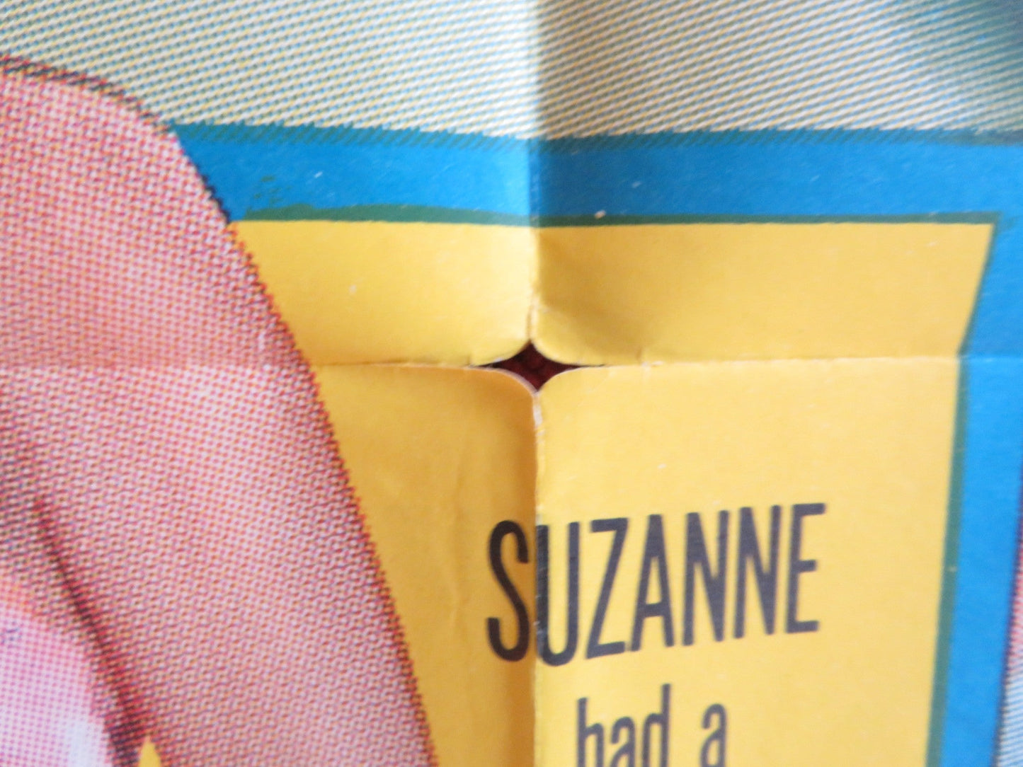 THE FLYING FONTAINES FOLDED US ONE SHEET POSTER MICHAEL CALLAN EVY NORLAND 1959 Rendezvous Cinema Movie posters