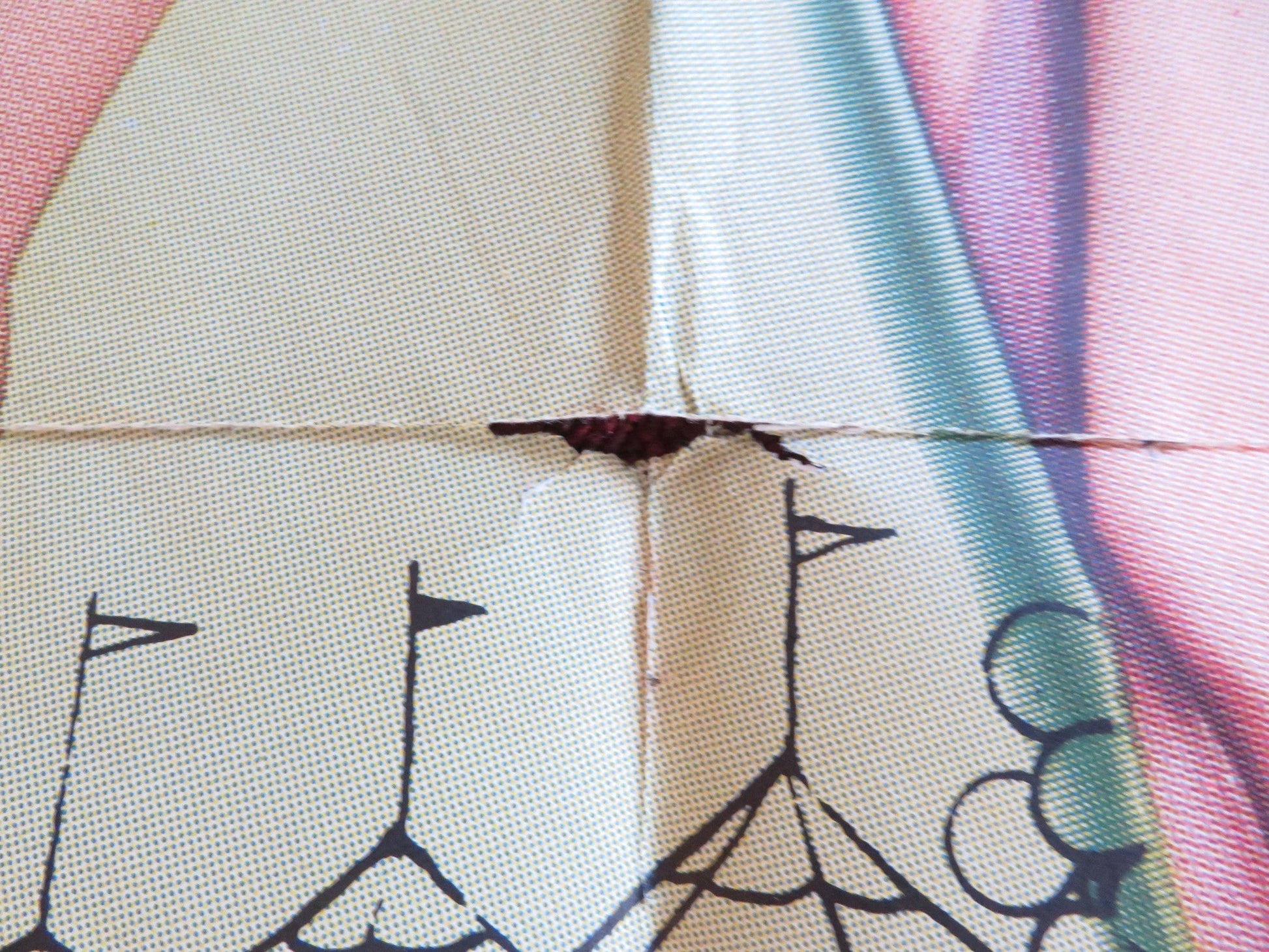 THE FLYING FONTAINES FOLDED US ONE SHEET POSTER MICHAEL CALLAN EVY NORLAND 1959 Rendezvous Cinema Movie posters