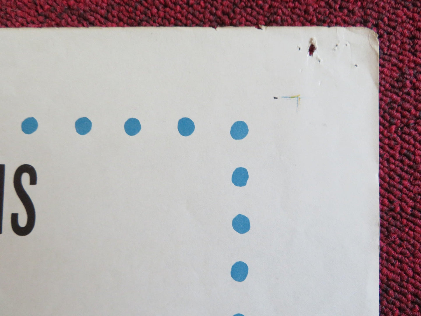 THE FLYING FONTAINES FOLDED US ONE SHEET POSTER MICHAEL CALLAN EVY NORLAND 1959 Rendezvous Cinema Movie posters