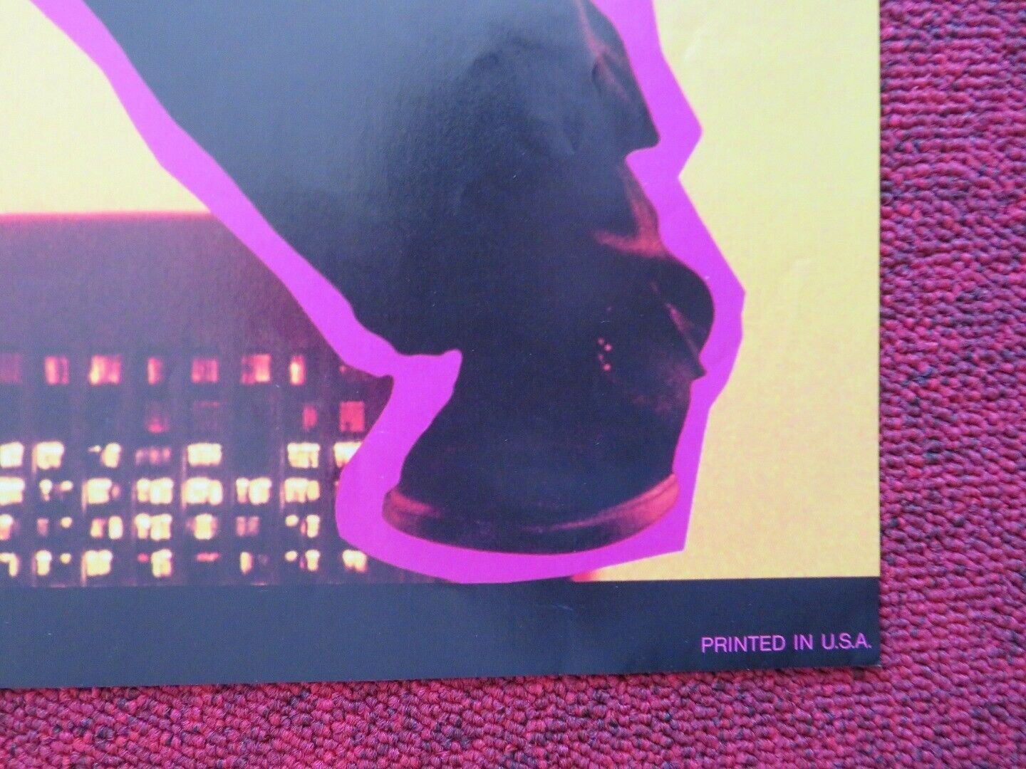 THE FORBIDDEN DANCE FOLDED US ONE SHEET POSTER LAURA HARRING JEFF JAMES 1990 Movie posters