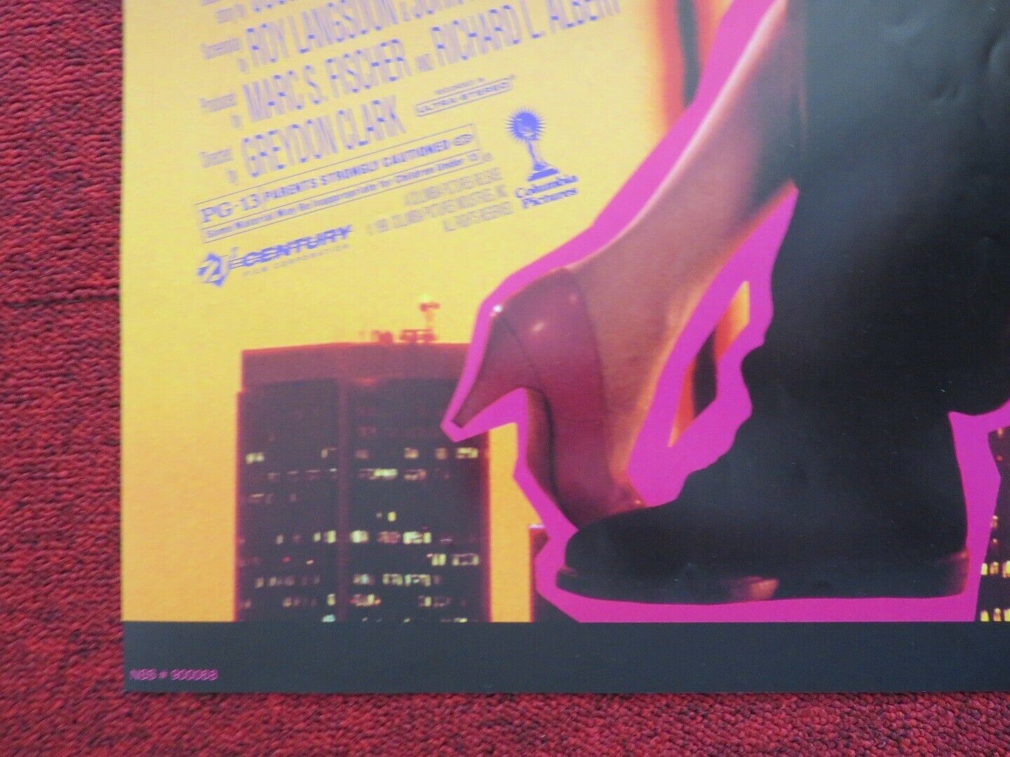 THE FORBIDDEN DANCE FOLDED US ONE SHEET POSTER LAURA HARRING JEFF JAMES 1990 Movie posters