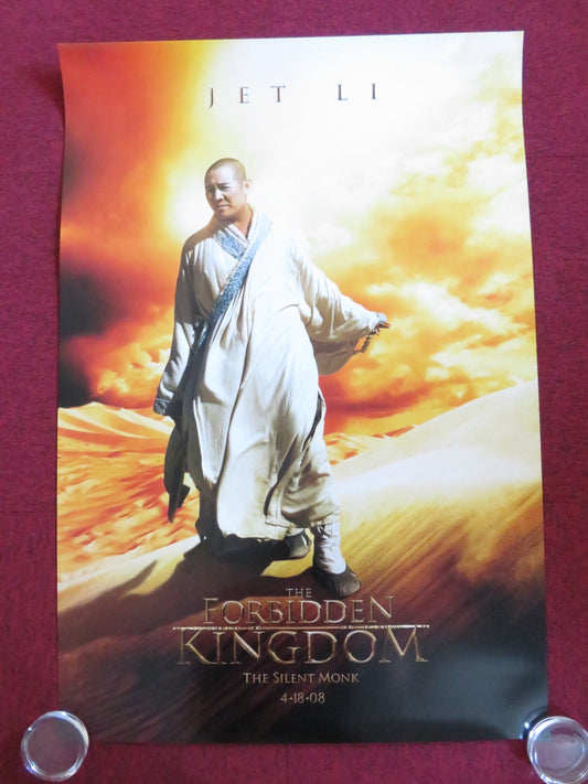 THE FORBIDDEN KINGDOM - B US ONE SHEET ROLLED POSTER JET LI JACKIE CHAN 2008 Rendezvous Cinema Movie posters