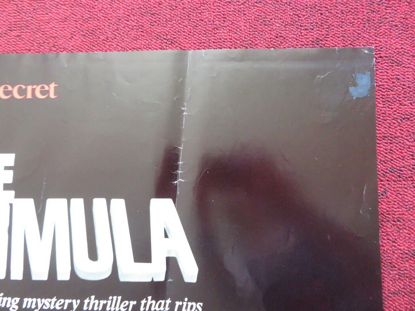 THE FORMULA FOLDED US ONE SHEET POSTER GEORGE C. SCOTT MARLON BRANDO 1980 Movie posters