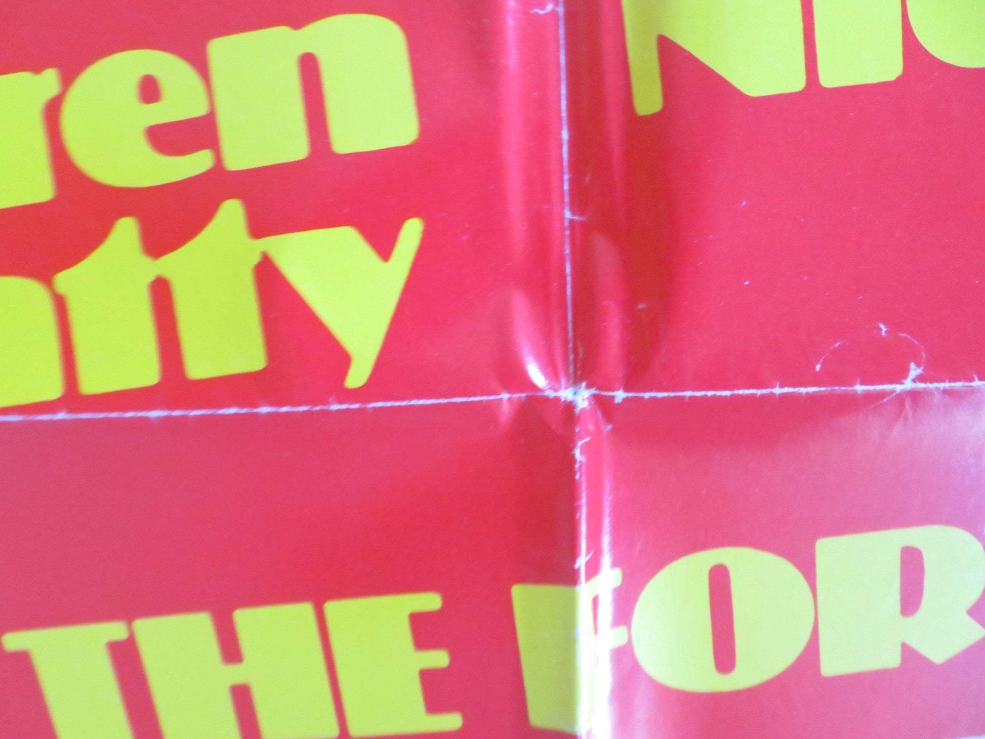 THE FORTUNE FOLDED US ONE SHEET POSTER JACK NICHOLSON WARREN BEATTY 1975 Rendezvous Cinema Movie posters