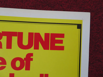 THE FORTUNE FOLDED US ONE SHEET POSTER JACK NICHOLSON WARREN BEATTY 1975 Rendezvous Cinema Movie posters