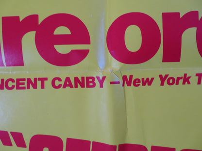 THE FORTUNE FOLDED US ONE SHEET POSTER JACK NICHOLSON WARREN BEATTY 1975 Rendezvous Cinema Movie posters