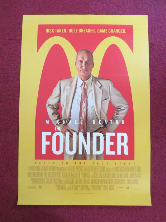 THE FOUNDER US ONE SHEET ROLLED POSTER MICHAEL KEATON LAURA DERN 2016 Rendezvous Cinema Movie posters