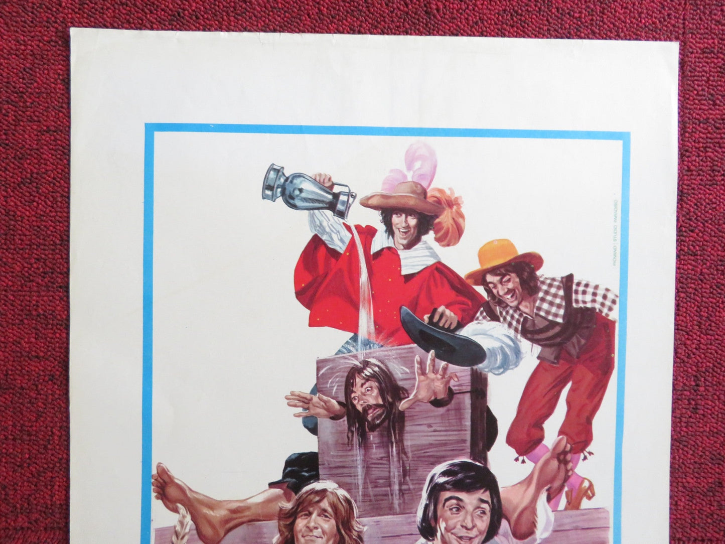 THE FOUR CHARLOTS MUSKETEERS ITALIAN LOCANDINA POSTER JOSEPHINE CHAPLIN 1974 Rendezvous Cinema Movie posters