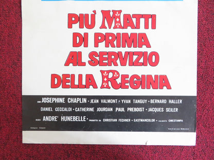THE FOUR CHARLOTS MUSKETEERS ITALIAN LOCANDINA POSTER JOSEPHINE CHAPLIN 1974 Rendezvous Cinema Movie posters