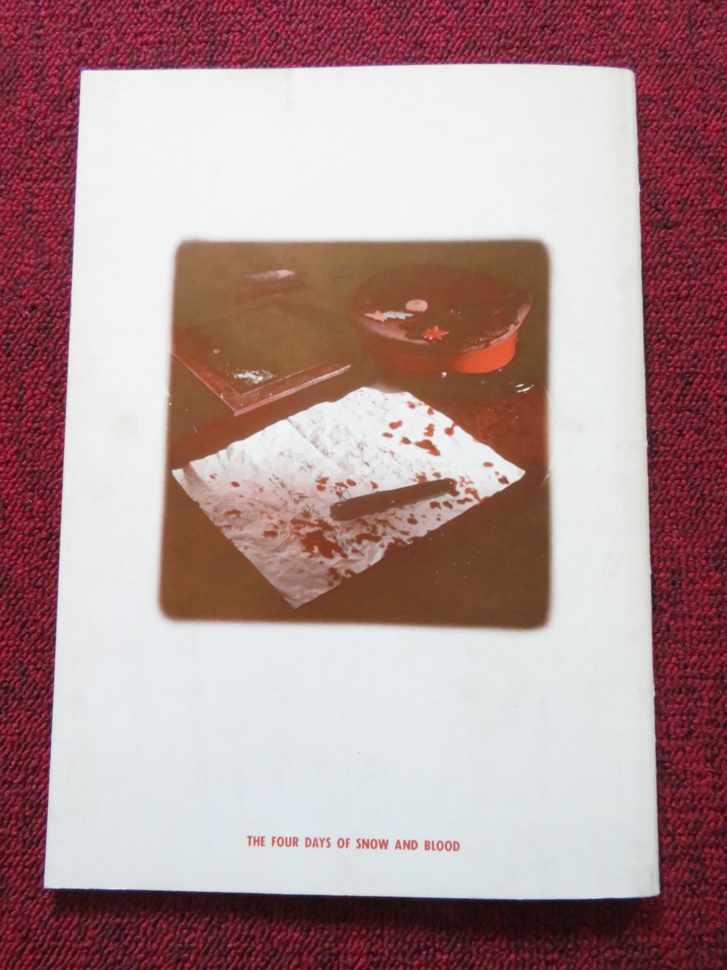 THE FOUR DAYS OF SNOW AND BLOOD JAPANESE BROCHURE / PRESS BOOK HIDEO GOSHA 1989 Rendezvous Cinema Movie posters