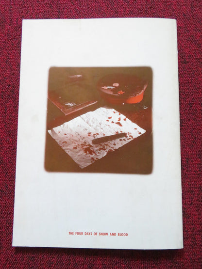 THE FOUR DAYS OF SNOW AND BLOOD JAPANESE BROCHURE / PRESS BOOK HIDEO GOSHA 1989 Rendezvous Cinema Movie posters