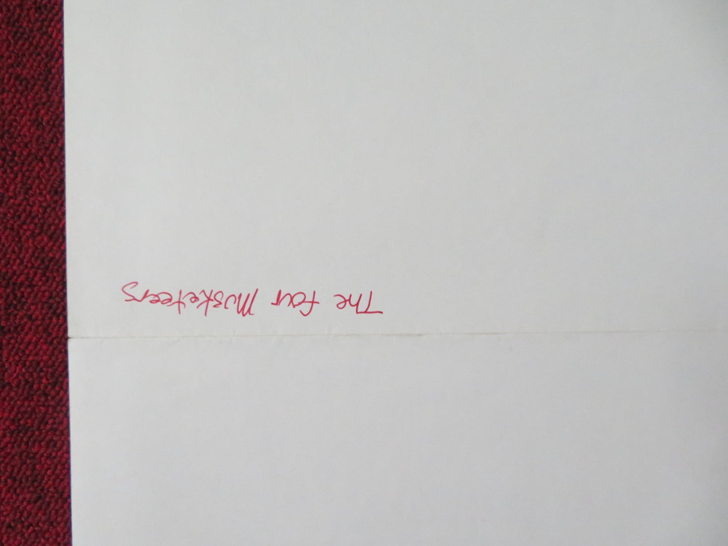 THE FOUR MUSKETEERS FOLDED US ONE SHEET POSTER OLIVER REED RAQUEL WELCH 1975 Rendezvous Cinema Movie posters