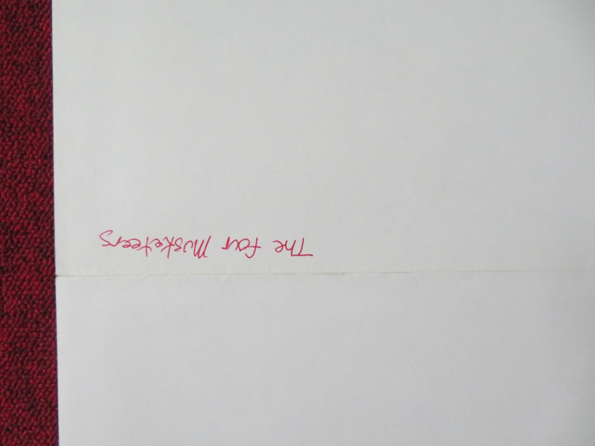 THE FOUR MUSKETEERS FOLDED US ONE SHEET POSTER OLIVER REED RAQUEL WELCH 1975 Rendezvous Cinema Movie posters