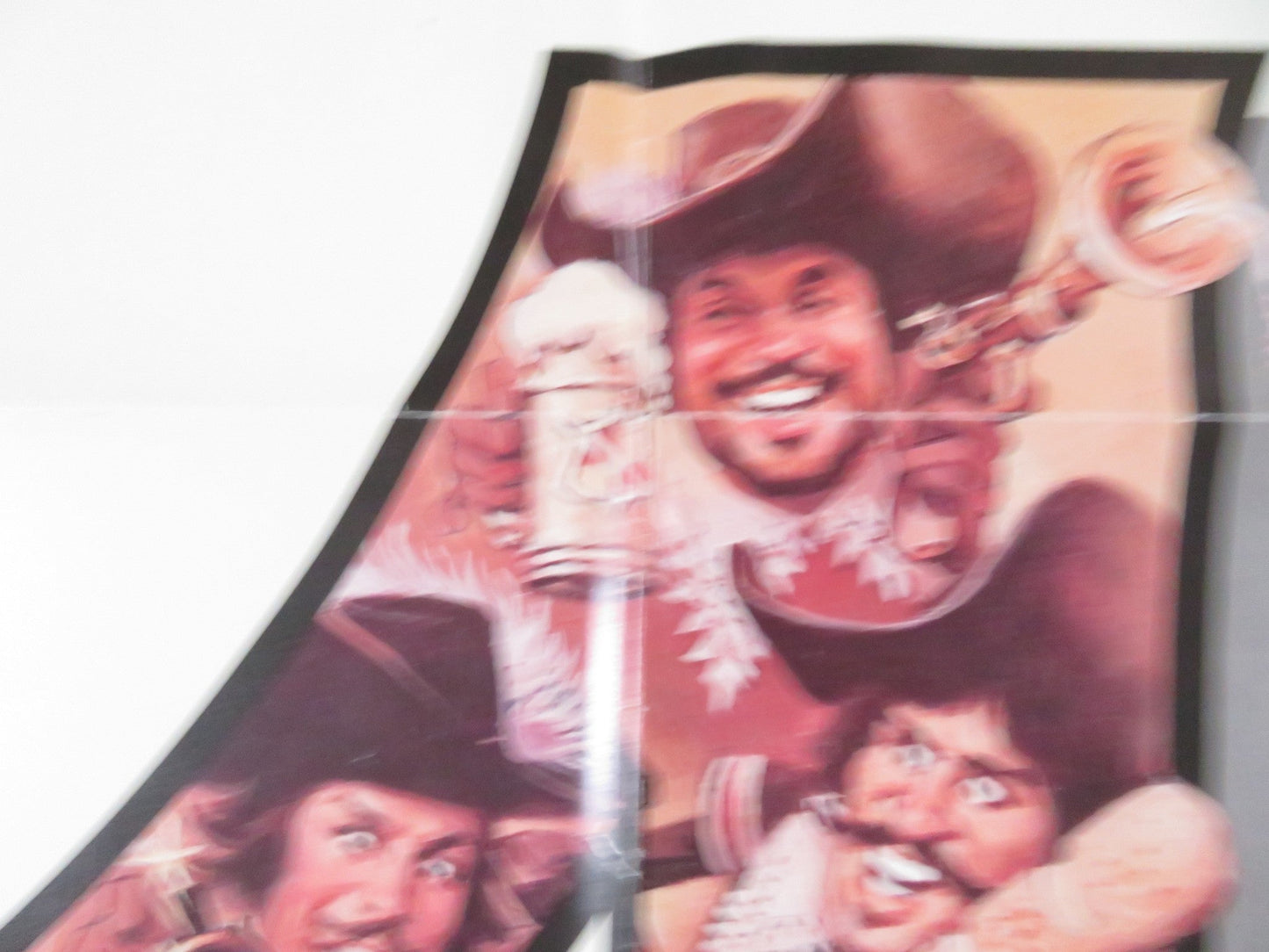 THE FOUR MUSKETEERS FOLDED US ONE SHEET POSTER OLIVER REED RAQUEL WELCH 1975 Rendezvous Cinema Movie posters