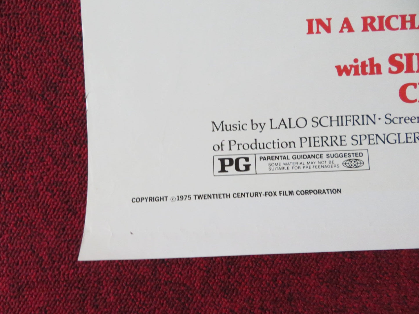 THE FOUR MUSKETEERS FOLDED US ONE SHEET POSTER OLIVER REED RAQUEL WELCH 1975 Rendezvous Cinema Movie posters