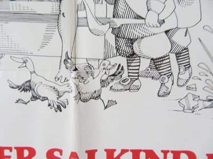 THE FOUR MUSKETEERS FOLDED US ONE SHEET POSTER OLIVER REED RAQUEL WELCH 1975 Rendezvous Cinema Movie posters