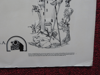 THE FOUR MUSKETEERS: MILADY'S REVENGE US HALF SHEET (22"x 28") POSTER 1975 Rendezvous Cinema Movie posters