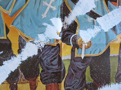 THE FOUR MUSKETEERS STYLE C FOLDED US ONE SHEET POSTER CHRISTOPHER LEE 1975 Movie posters