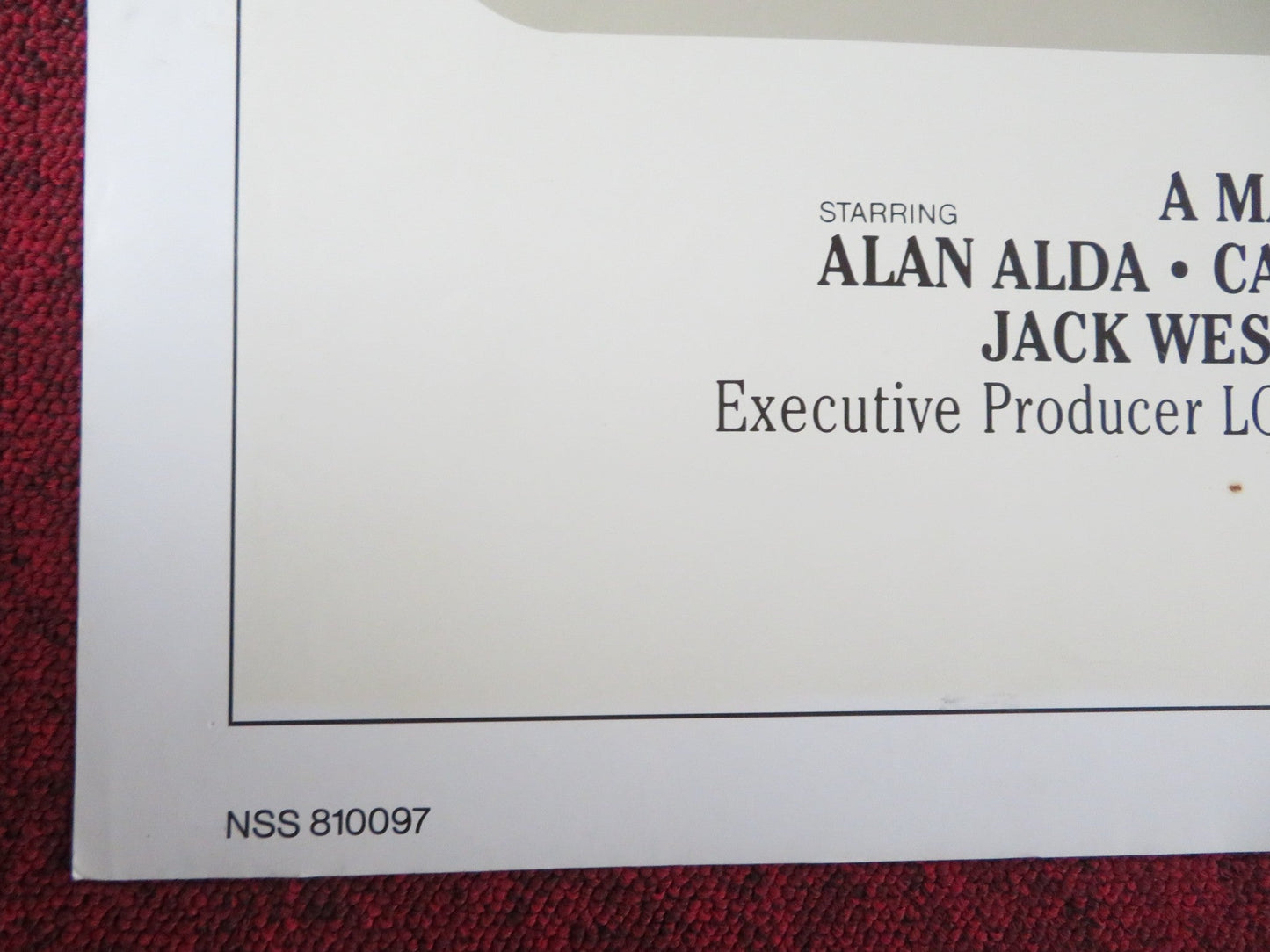 THE FOUR SEASONS FOLDED US ONE SHEET POSTER ALAN ALDA CAROL BURNETT 1981 Rendezvous Cinema Movie posters