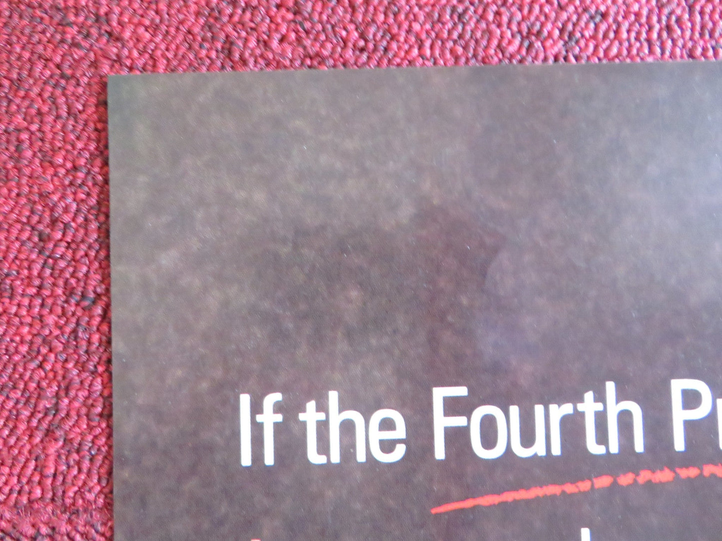 THE FOURTH PROTOCOL FOLDED US ONE SHEET POSTER MICHAEL CAINE PIERCE BROSNAN 1987 Rendezvous Cinema Movie posters