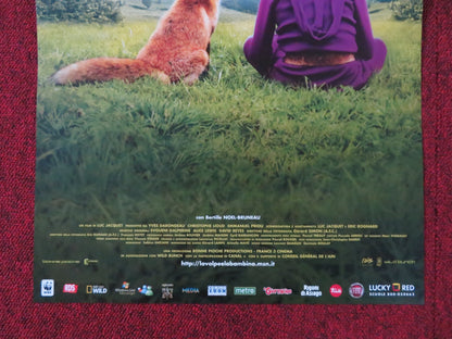 THE FOX AND THE CHILD ITALIAN LOCANDINA POSTER BERTILLE NOEL - BRUNEAU 2007 Rendezvous Cinema Movie posters
