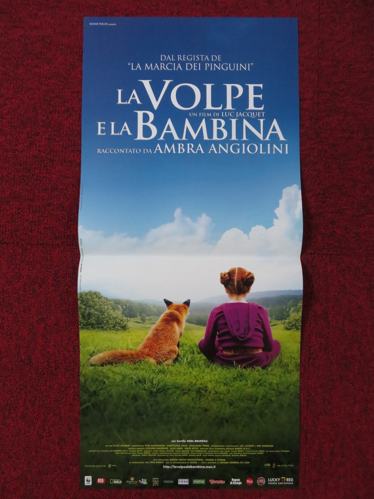 THE FOX AND THE CHILD ITALIAN LOCANDINA POSTER BERTILLE NOEL - BRUNEAU 2007 Rendezvous Cinema Movie posters