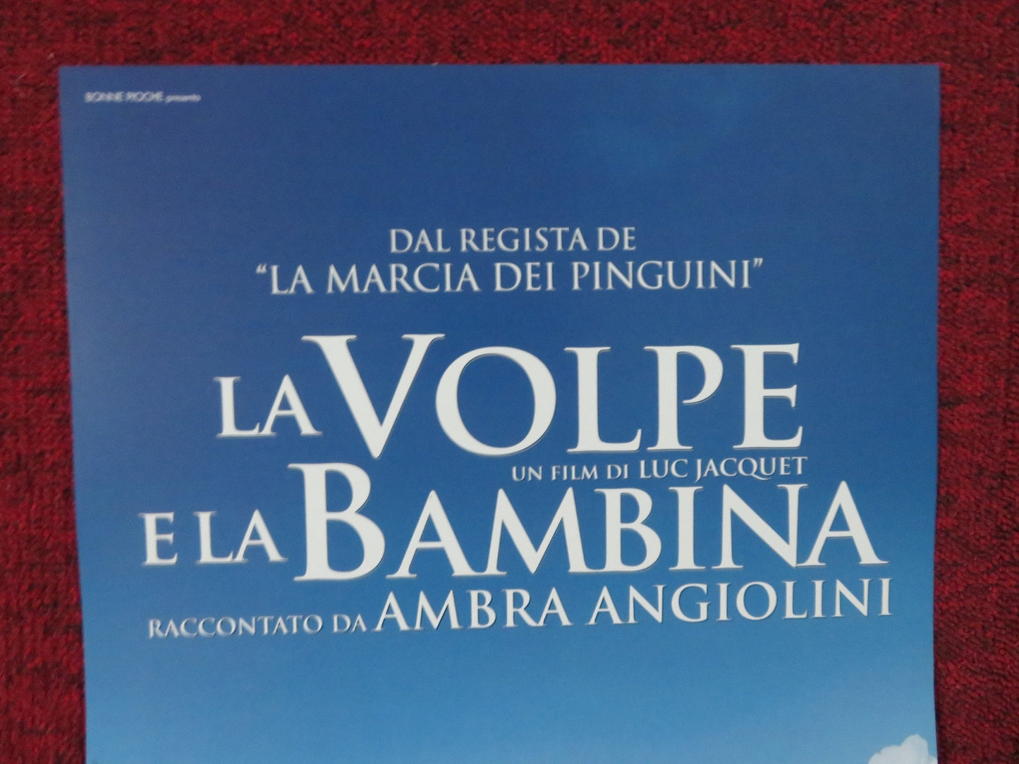 THE FOX AND THE CHILD ITALIAN LOCANDINA POSTER BERTILLE NOEL - BRUNEAU 2007 Rendezvous Cinema Movie posters