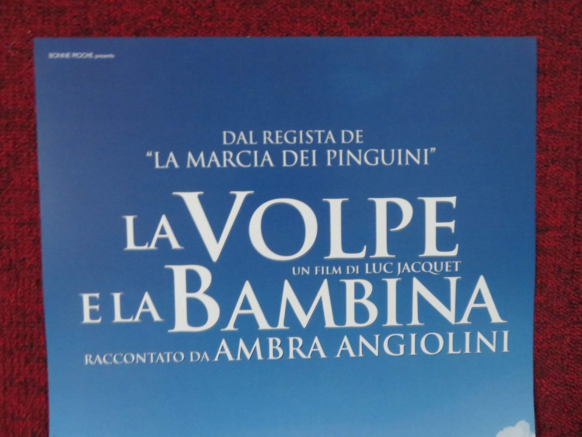 THE FOX AND THE CHILD ITALIAN LOCANDINA POSTER BERTILLE NOEL - BRUNEAU 2007 Rendezvous Cinema Movie posters