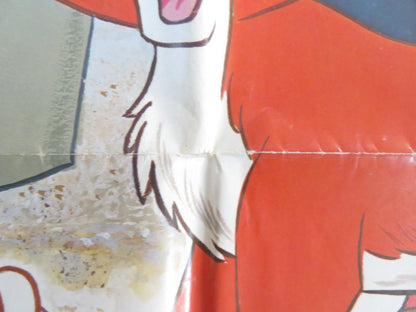 THE FOX AND THE HOUND FOLDED US ONE SHEET POSTER DISNEY MICKEY ROONEY 1981 Rendezvous Cinema Movie posters