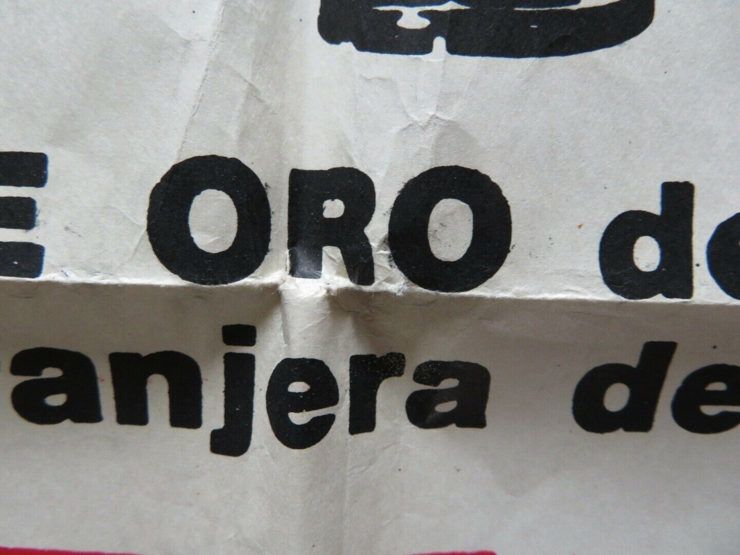 THE FRENCH CONNECTION FOLDED ARGENTINA POSTER GENE HACKMAN ROY SCHEIDER 1971 - Rendezvous Cinema