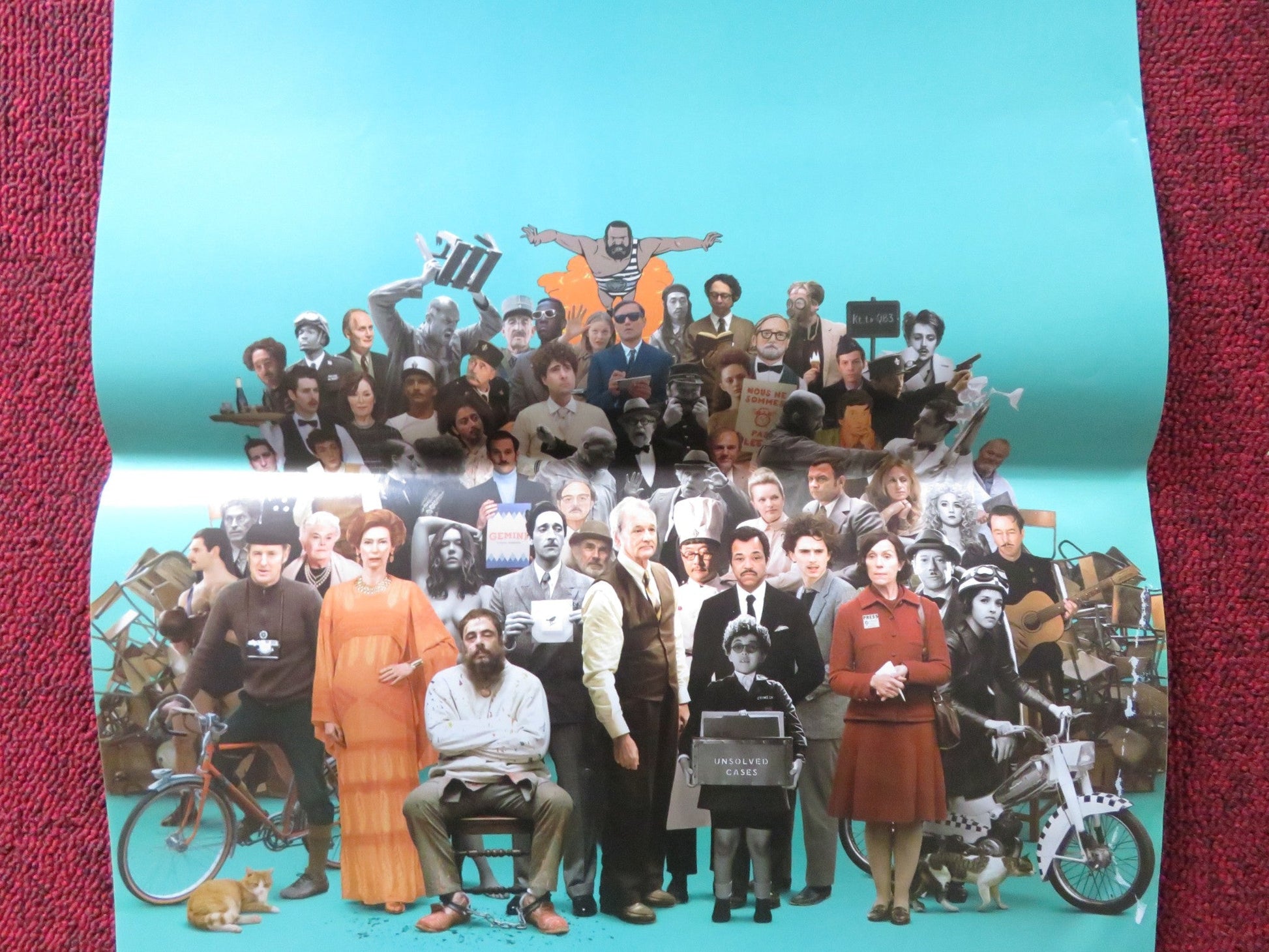 THE FRENCH DISPATCH ITALIAN LOCANDINA POSTER WES ANDERSON BENICIO DEL TORO 2021 Rendezvous Cinema Movie posters