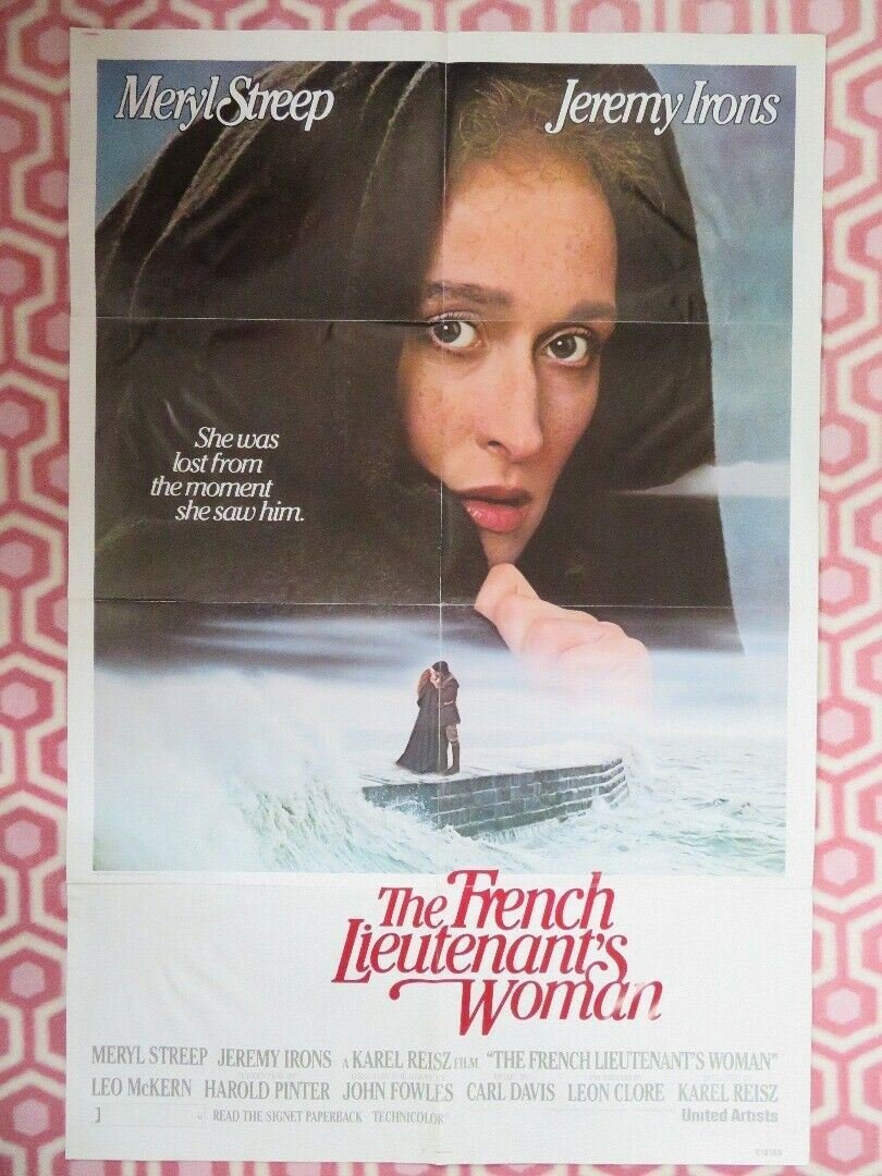 THE FRENCH LIEUTENANT'S WOMAN US ONE SHEET POSTER MERYL STREEP 1981 Rendezvous Cinema Movie posters