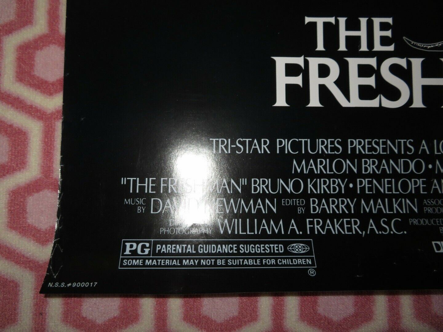 THE FRESHMAN US ONE SHEET ROLLED POSTER MARLON BRANDO MATTHEW BRODERICK 1990 Movie posters