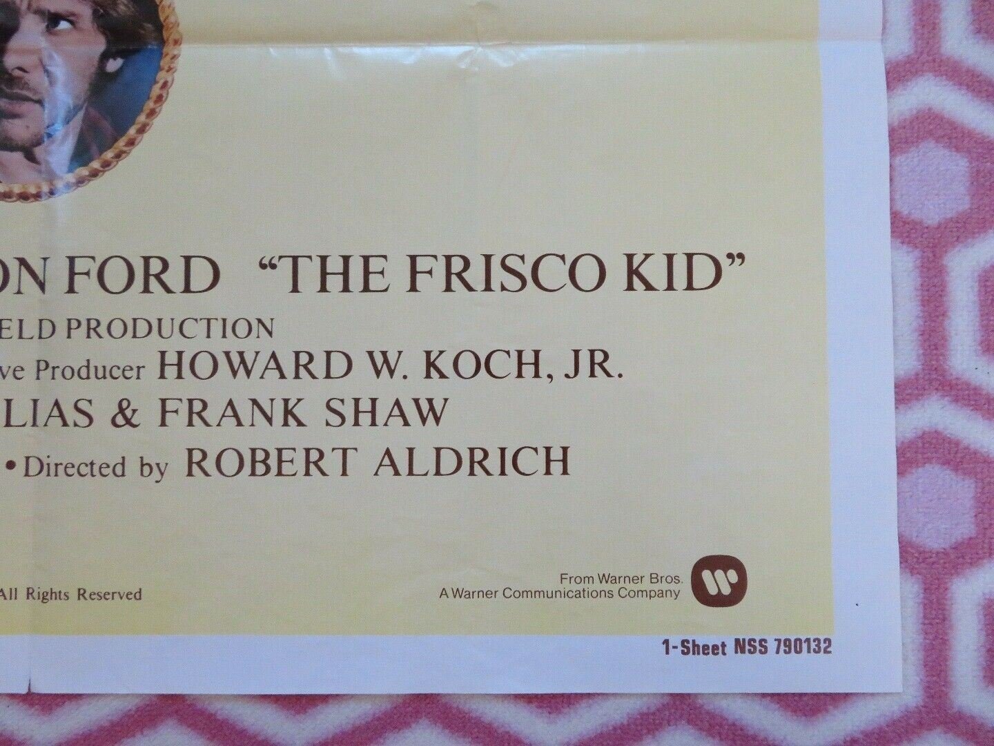 THE FRISCO KID US ONE SHEET POSTER GENE WILDER HARRISON FORD 1979 - Rendezvous Cinema