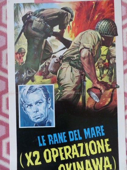 THE FROGMEN/ Le rane del mare ITALIAN LOCANDINA (27.5"x 13") POSTER 1951 - Rendezvous Cinema