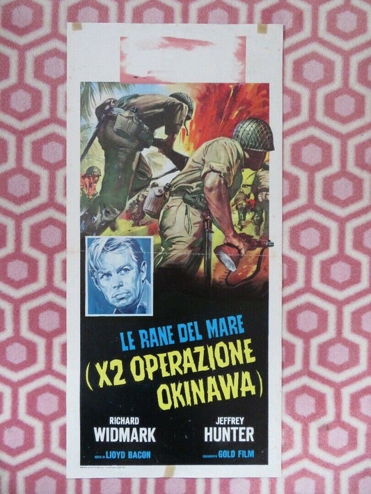 THE FROGMEN/ Le rane del mare ITALIAN LOCANDINA (27.5"x 13") POSTER 1951 - Rendezvous Cinema