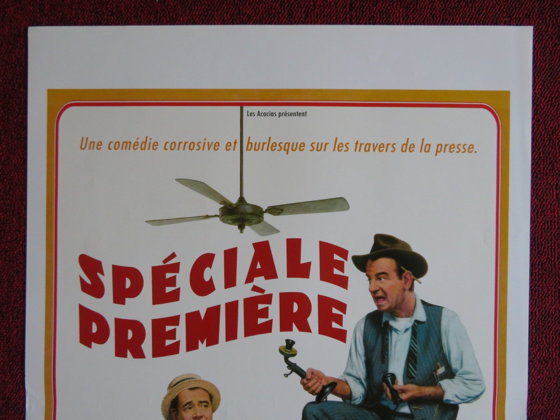 THE FRONT PAGE FRENCH (16" x 23.5") POSTER JACK LEMON WALTER MATTHAU 1974 Rendezvous Cinema Movie posters