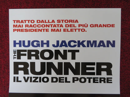 THE FRONT RUNNER ITALIAN LOCANDINA POSTER HUGH JACKMAN VERA FARMIGA 2018 Rendezvous Cinema Movie posters