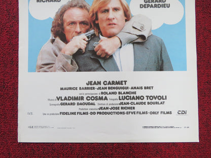 THE FUGITIVES ITALIAN LOCANDINA POSTER PIERRE RICHARD GERARD DEPARDIEU 1986 Rendezvous Cinema Movie posters