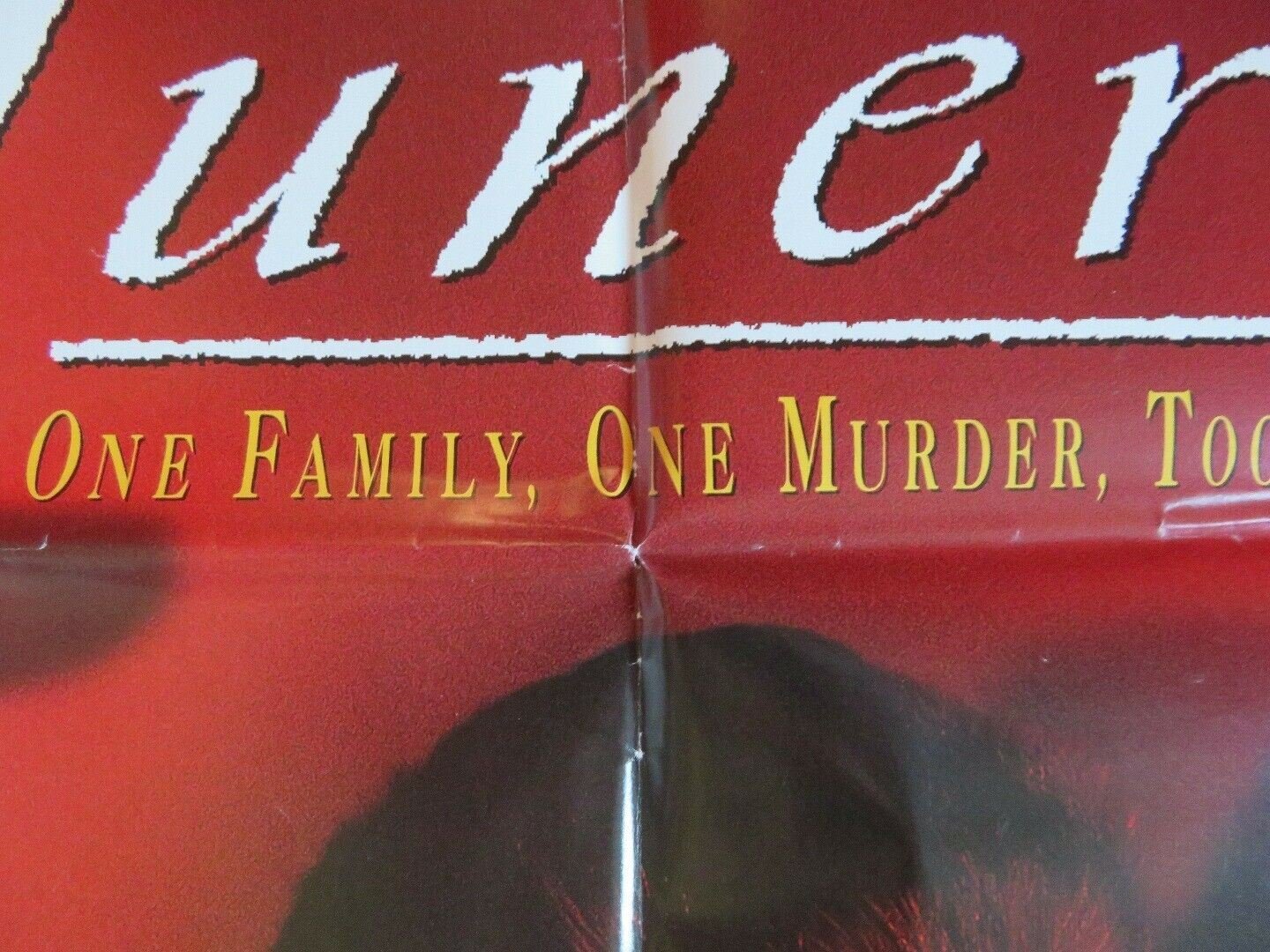 THE FUNERAL FOLDED US ONE SHEET POSTER CHRISTOPHER WALKEN BENICIO DEL TORO 1996 Movie posters