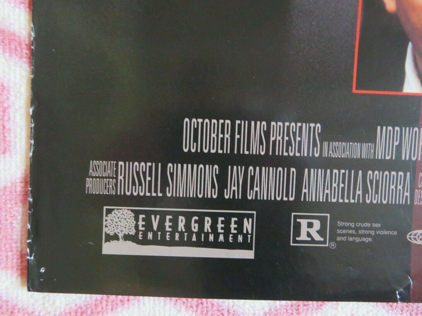 THE FUNERAL FOLDED US ONE SHEET POSTER CHRISTOPHER WALKEN BENICIO DEL TORO 1996 Movie posters