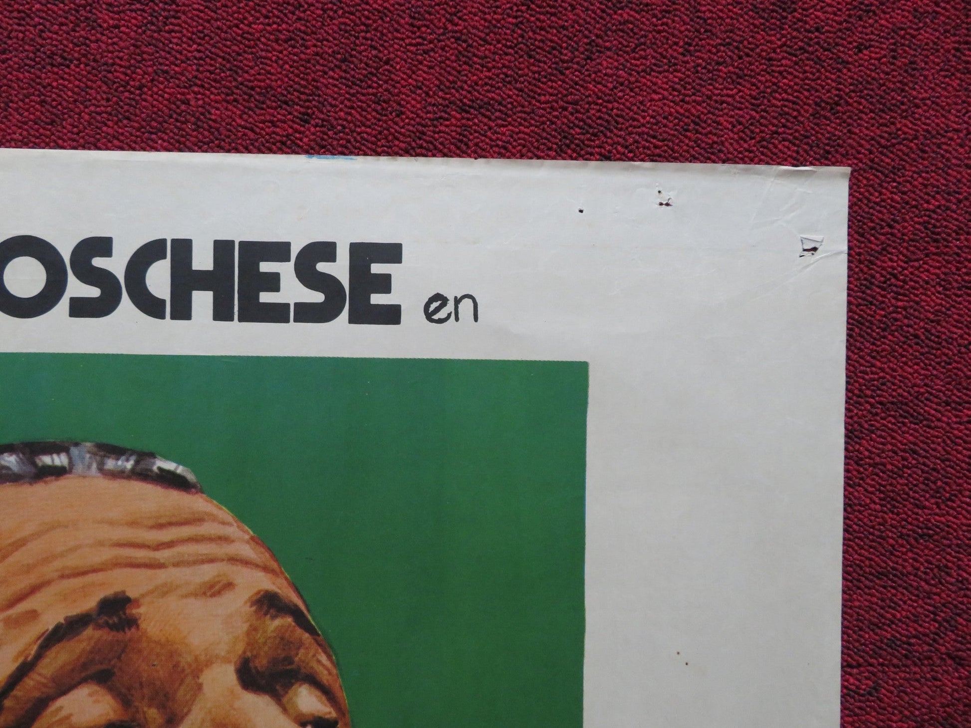 THE FUNNY FACE OF THE GODFATHER ARGENTINIAN POSTER ALIGHIERO NOSCHESE 1973 Rendezvous Cinema Movie posters