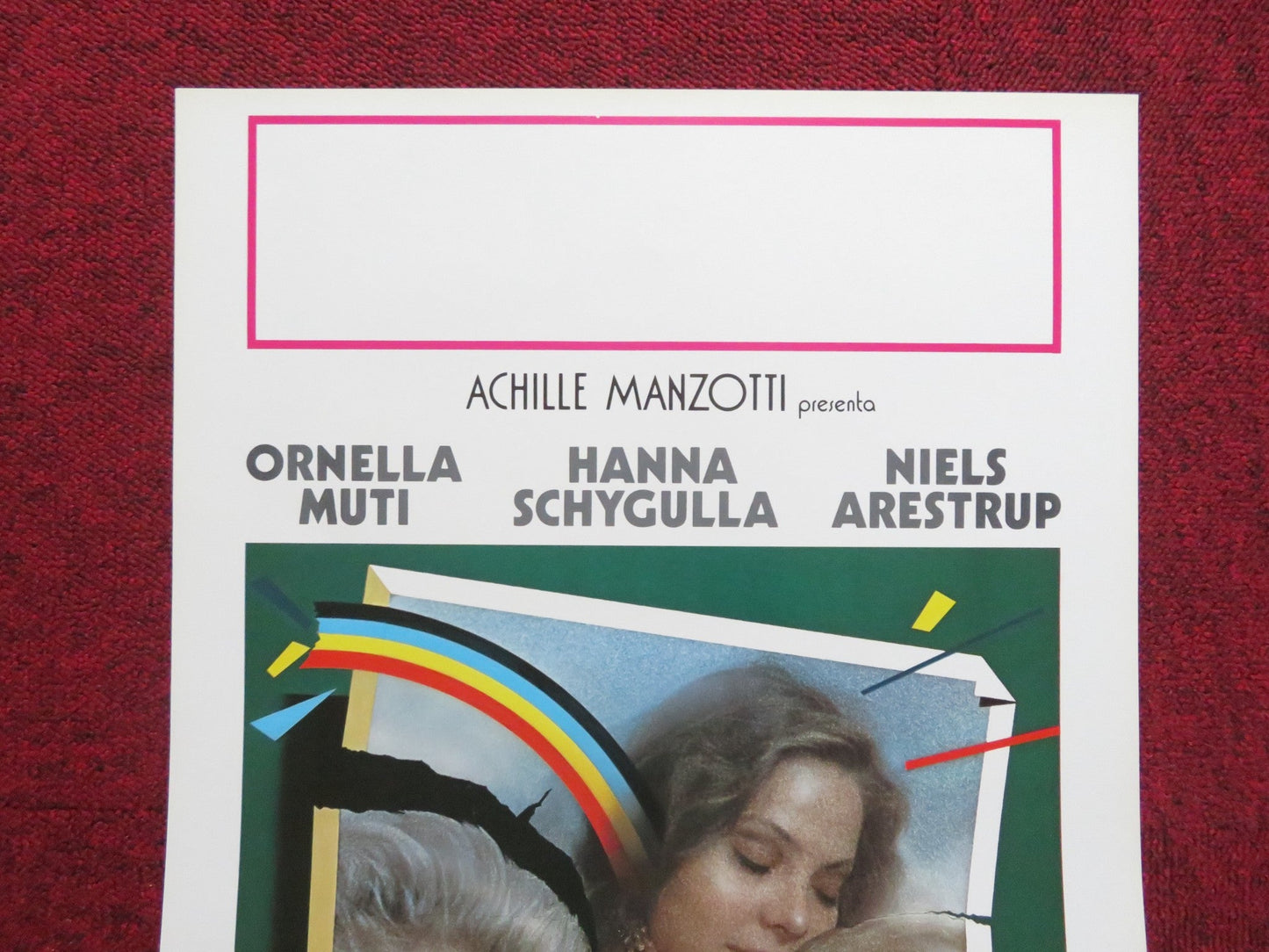 THE FUTURE IS WOMAN ITALIAN LOCANDINA POSTER ORNELLA MUTI HANNA SCHYGULLA 1984 Rendezvous Cinema Movie posters
