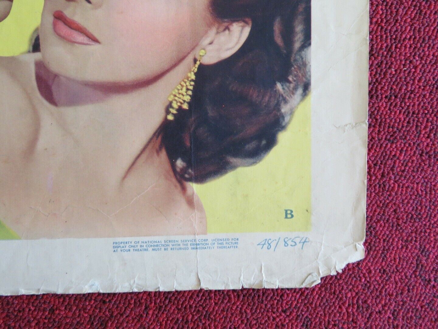 THE GALLANT BLADE US HALF SHEET (22"x 28") POSTER LARRY PARKS 1948 Movie posters