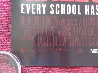 THE GALLOWS UK QUAD (30"x 40") ROLLED POSTER REESE MISHLER PFEIFER BROWN 2015 Rendezvous Cinema Movie posters