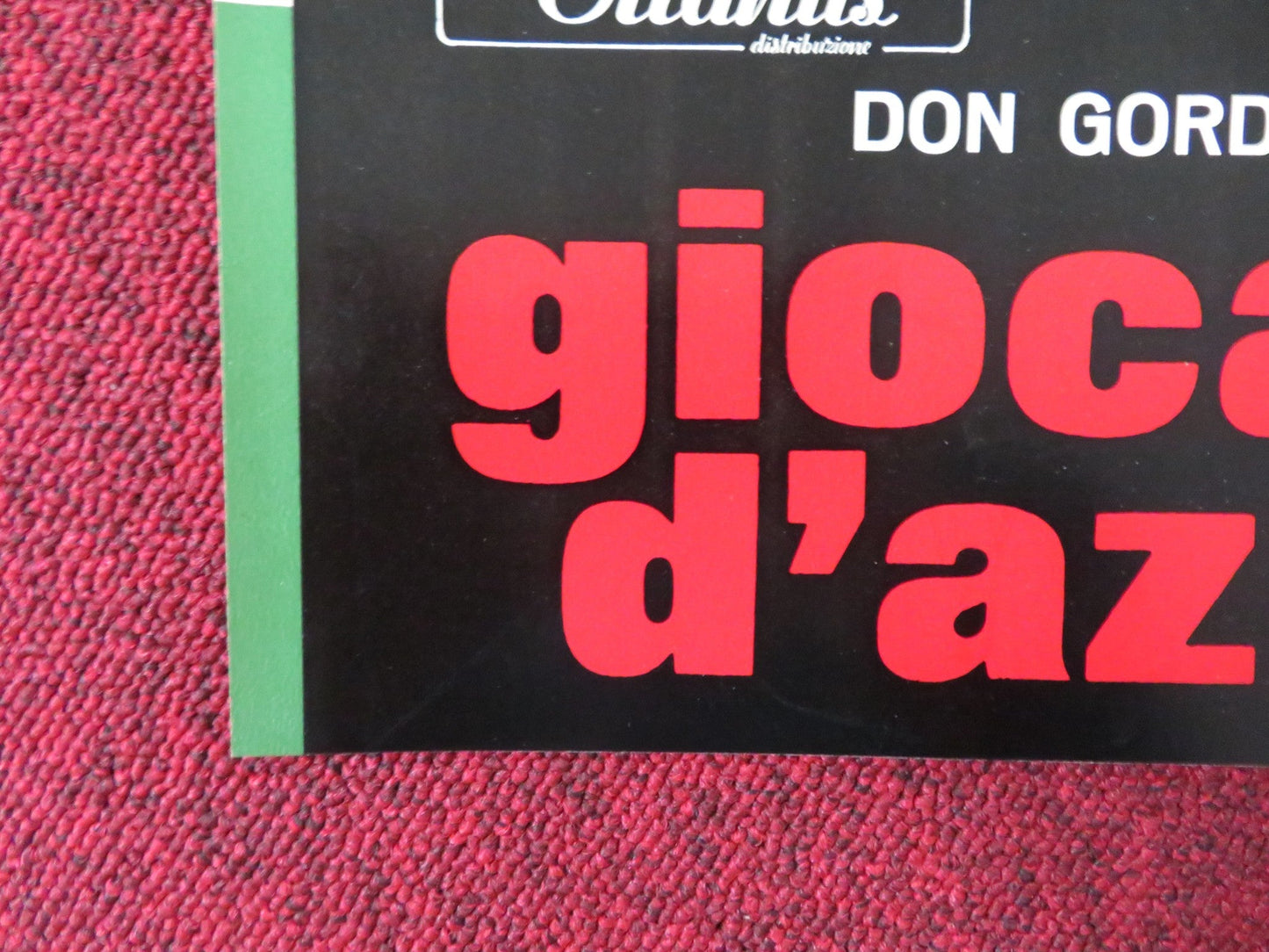 THE GAMBLERS - A ITALIAN FOTOBUSTA POSTER DON GORDON SUZY KENDALL 1970 Rendezvous Cinema Movie posters