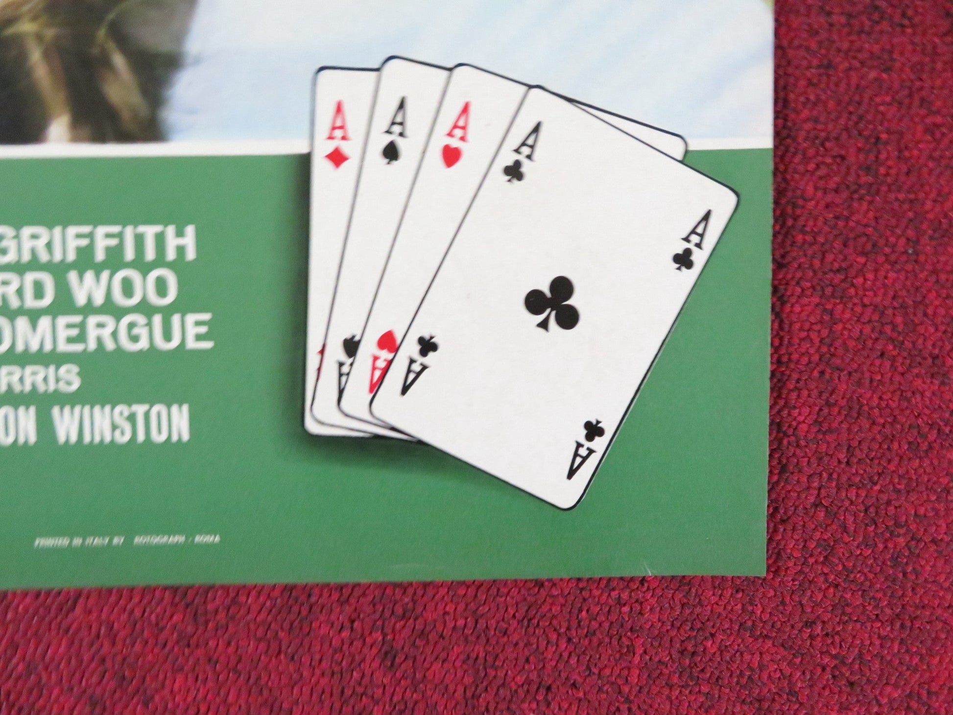 THE GAMBLERS - A ITALIAN FOTOBUSTA POSTER DON GORDON SUZY KENDALL 1970 Rendezvous Cinema Movie posters