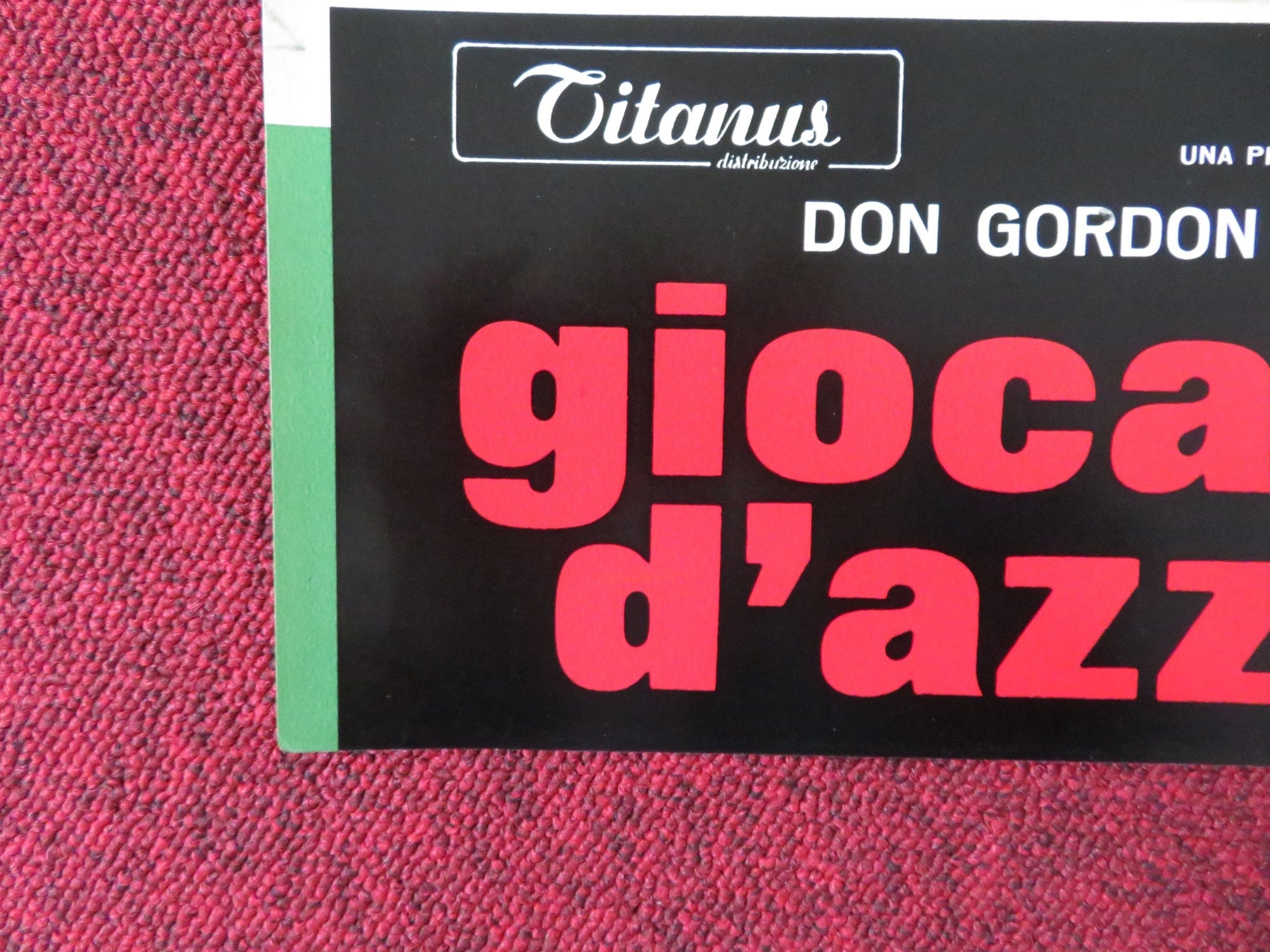 THE GAMBLERS - C ITALIAN FOTOBUSTA POSTER DON GORDON SUZY KENDALL 1970 Rendezvous Cinema Movie posters