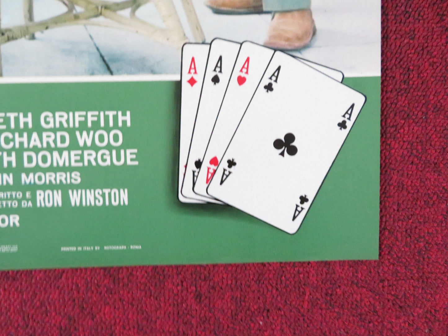 THE GAMBLERS - C ITALIAN FOTOBUSTA POSTER DON GORDON SUZY KENDALL 1970 Rendezvous Cinema Movie posters