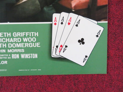 THE GAMBLERS - D ITALIAN FOTOBUSTA POSTER DON GORDON SUZY KENDALL 1970 Rendezvous Cinema Movie posters